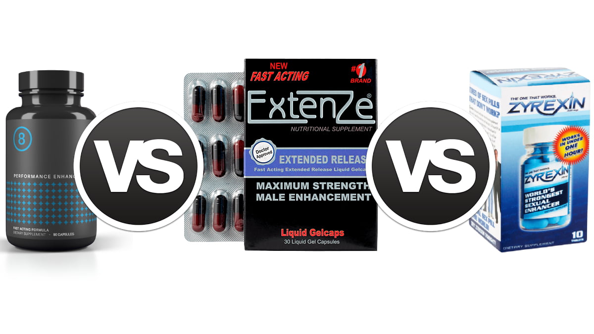 Performer 8 Vs ExtenZe Vs Zyrexin Comparison by gohealthywestpiedmont