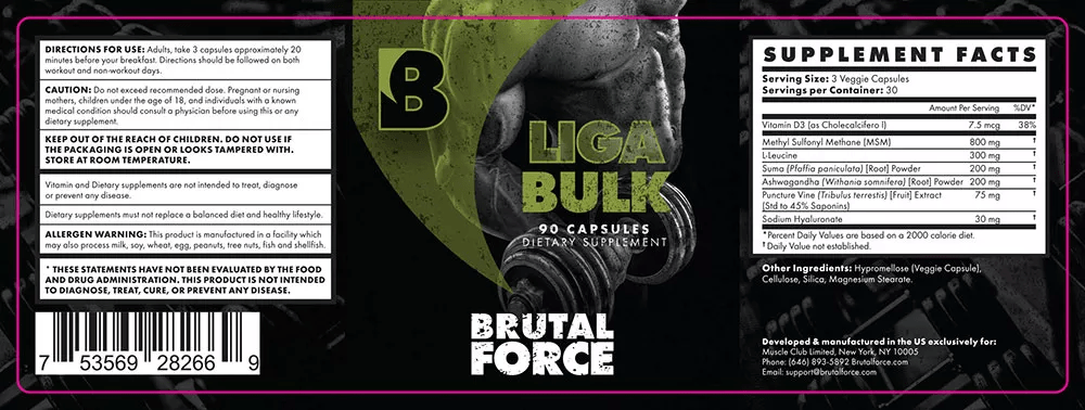 LIGABULK Ingredients
