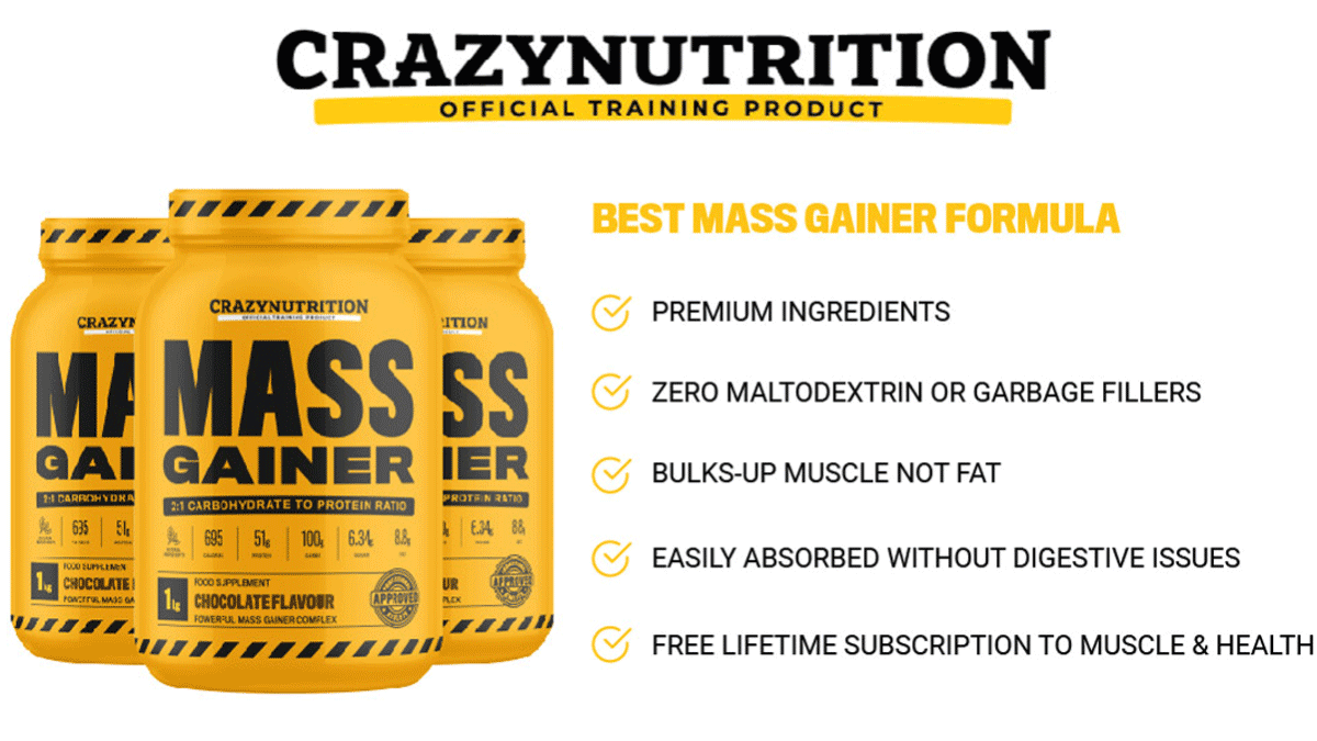 CrazyNutrition Mass Gainer gohealthywestpiedmont Review